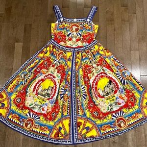 Dolce Gabanna Cotton Summer Dress